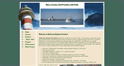 Desktop Screenshot of belliveaushipyard.com